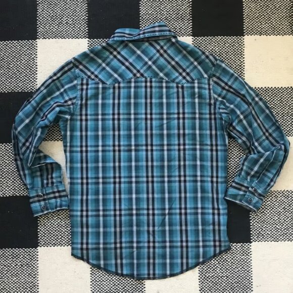 Wranglers Boys button shirt plaid - Picture 4 of 4
